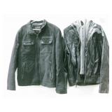 Guess Coat & Calvin Klein Jacket Sz L & XL