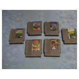 Six Vtg Nintendo Entertainment System Gaming See