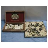 The Wolf & The Bear Chess Set W/Stone & Resin See