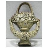 Vtg Cast Metal Door Knocker 5' x 7.5'