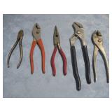Five Various Pliers