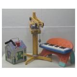 Melissa & Doug House, Wooden Crane & Piano Toy