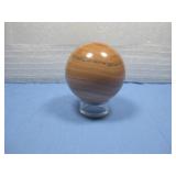Large Carved Banded Jasper Sphere 1 .75'