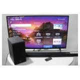 TCL Roku 43' TV, LG Wireless Subwoofer See Info