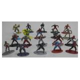 Twenty Marvel Die Cast Action Figures