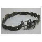 Vtg Dog Collar W/7 Vtg Dog Licenses