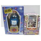 NIP M&M Candy Dispensers Sport & Fun Fortunes