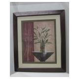 Framed Lucky Bamboo Printed Art 36' x 42'