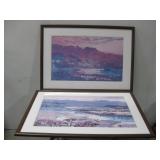 Two Large Printed Wall Art 42.5' x 29.5'