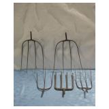 Five Antique Pitchfork Heads