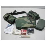 Vtg First Aid Kit Fanny Pack