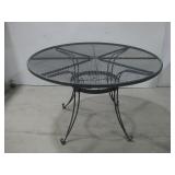 Wrought Iron Metal Patio Table 4' x 28.5'