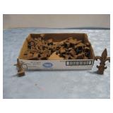 Assorted Metal Fence Toppers Largest 5' See Info