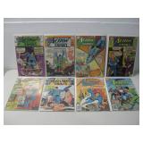 Eight Vtg Superman Comic Books