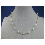Vtg 14kt GF Fresh Water Pearl Necklace