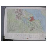 Fort Richardson Military Installation Map 24x32in