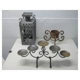 Metal Style Lanter, Decoraive Candle Holder & More