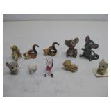Ten Vtg Animal Trinkets Tallest 2'