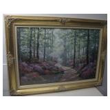 Framed Floral & Tree Print Wall Art 45' x 32' See
