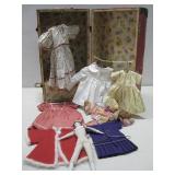 Vtg Doll W/Wardrobe Trunk & Clothes See Info