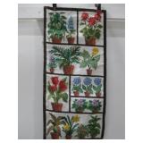 Vtg Needlepoint Hanging Decor 13' x 27'