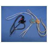 Three Vtg SW Bolo Ties