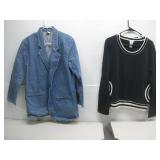 Denim Hunt Club Jacket Sz L, Calvin Klein Cardigan