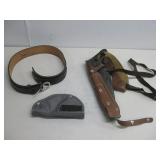 Dn Hume Leather Belt 32,Leather Holster See