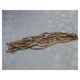 10 Leopard Skin Jasper Heart Shape Bead Strands