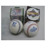 Two Official MLB Baseballs Gene A. Budig See Info