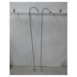 Two Shepard's Hooks 7'