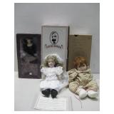 1996  Barbie Holiday Traditions,Porclain Dolls See