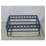 Blue Metal Table Base 41.5' x 18' x 25.75' See