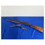 WWII Era German Mauser Mod. 98 Rifle W/ Bayonet