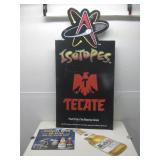 Isotopes Metal Tecate, Modelo & Cerveceria Signs
