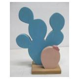 Handpainted Wooden Cactus Decor 8' x 10'