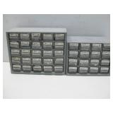 Two Plastic Organizers Of Nails, Screws & More See