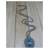 Vtg. Route 66 Tourist Necklace Marked Bell