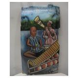 Vtg City Boys Art Works Kumasi Painting See Info