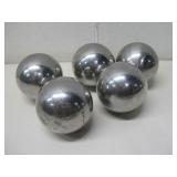 Five Steel Ball Bearings 1 7/8'