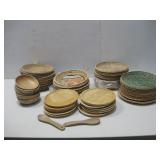Wood & Wicker Bowls & Plates