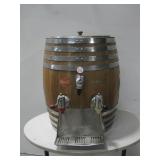 Vtg Coca-Cola & Buck Eye Root Beer Wood Barrel See