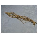 10 Picture Jasper Cylinder Bead Strands 16' Each