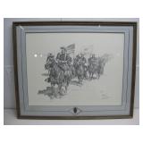 Fording The River Signed  Numbered Printed See