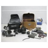Assorted Cameras, Digital & Vtg See Info