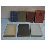 Seven Vtg Assorted Books 1903 Ivanhoe A See Info