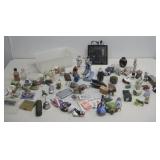 Various Vtg Trinkets, Delft Figurine & More