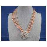 S.S. MultiStrand Corral W/Keishi Flower