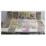 Twenty-One Assorted Vtg Comic Books