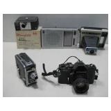 Vtg Cameras & Vtg TV Weather Radio See Info